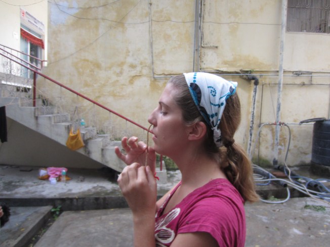 Experimenting with sutra neti